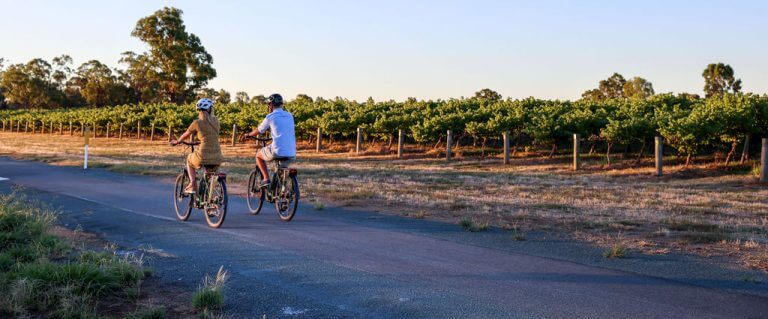 Riding beside the Vines Moama